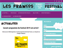 Tablet Screenshot of les-francos.org